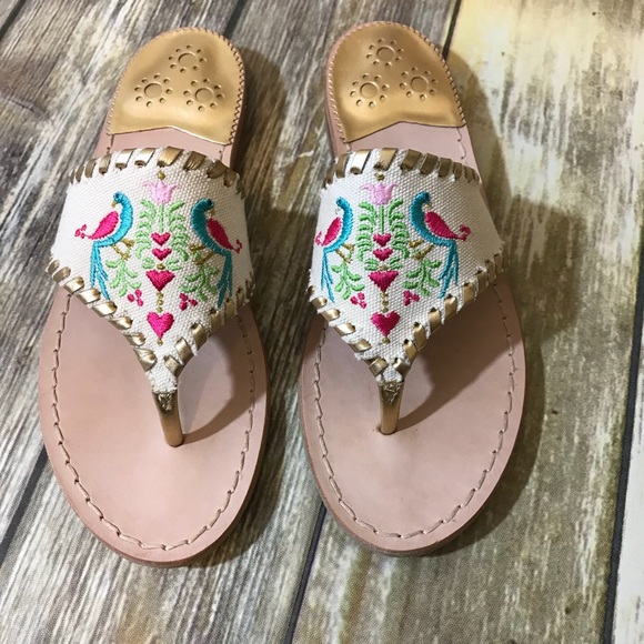 Jack Rogers Shoes - Jack Rogers Parrot Sandals NWOT